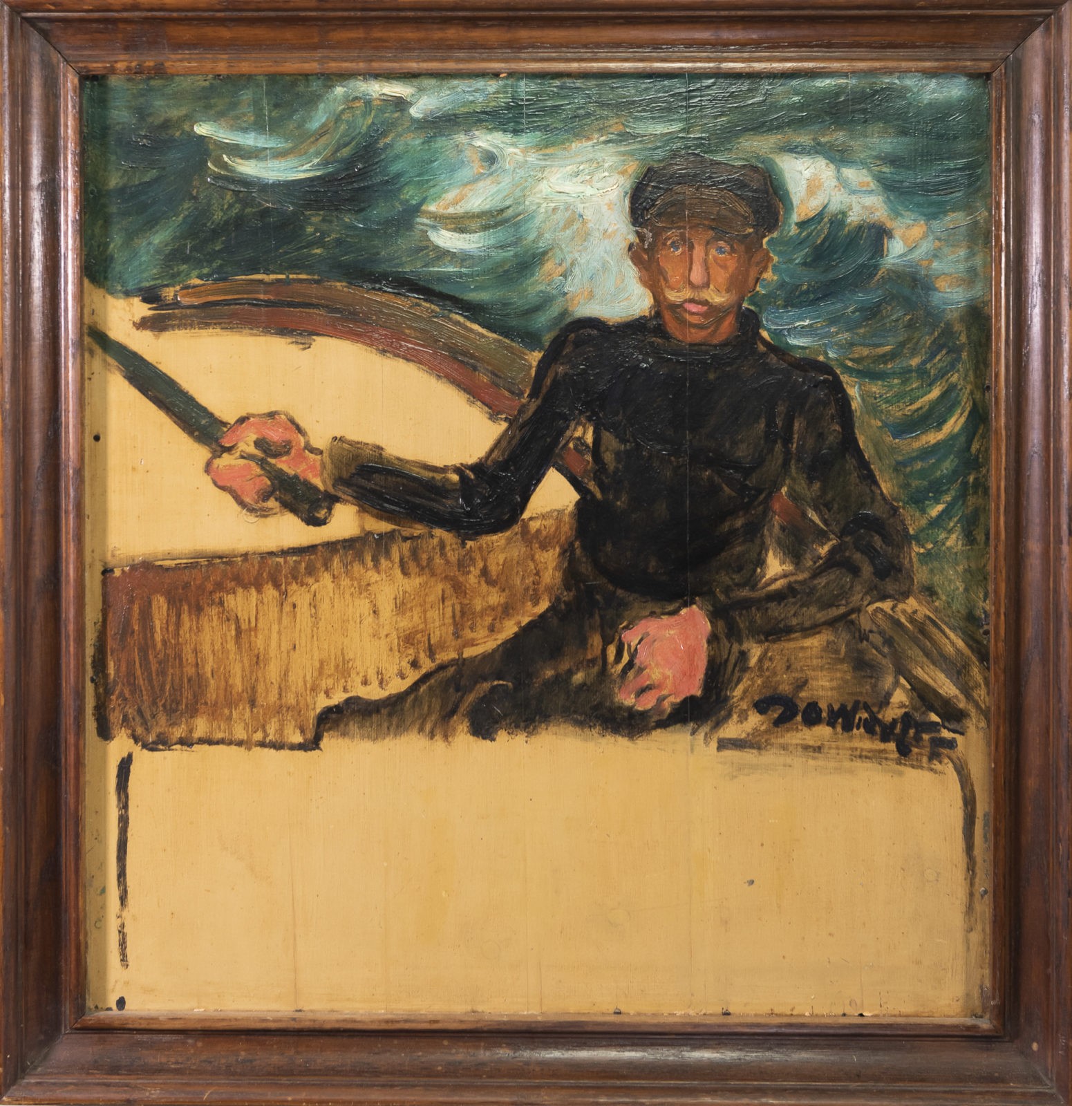 Portrait d'un homme de la mer de David Ossipovitch Widhopff